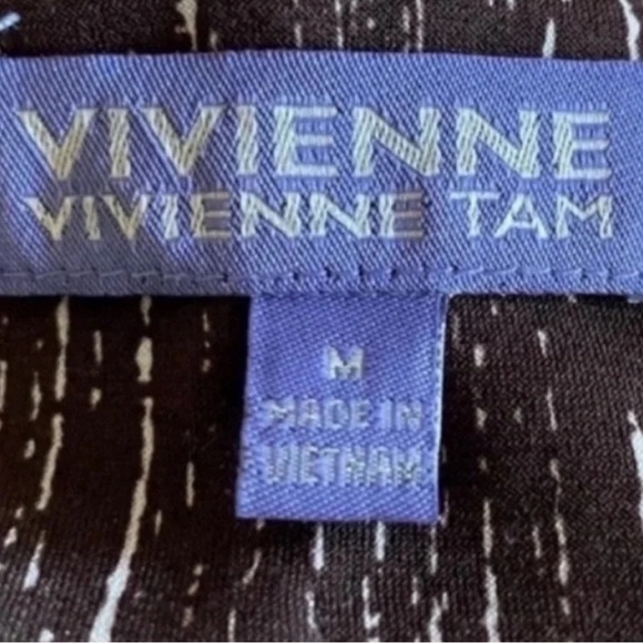 Vivienne Tam | Ruched side abstract print dress. Size Medium. Designer - Picture 6 of 7